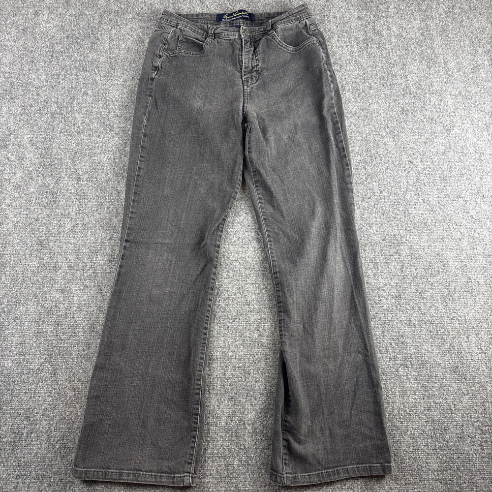 Gloria Vanderbilt "The Perfect Fit" Bootcut Jeans Charcoal Grey Size 10